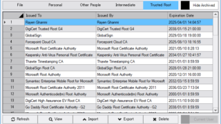Certificate Manager