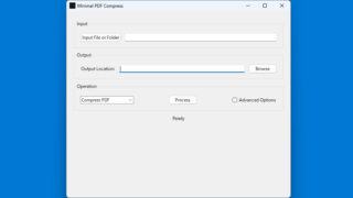 Minimal PDF Compress