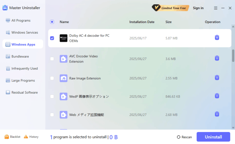 Master Uninstaller