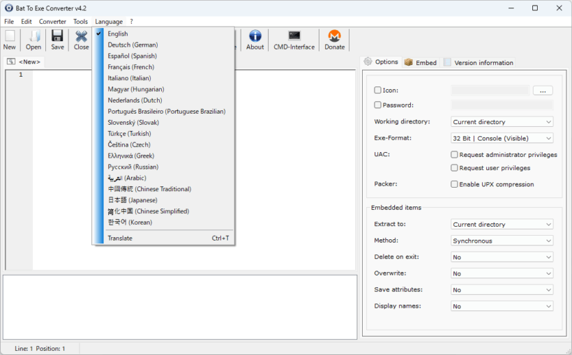 Bat To Exe Converter