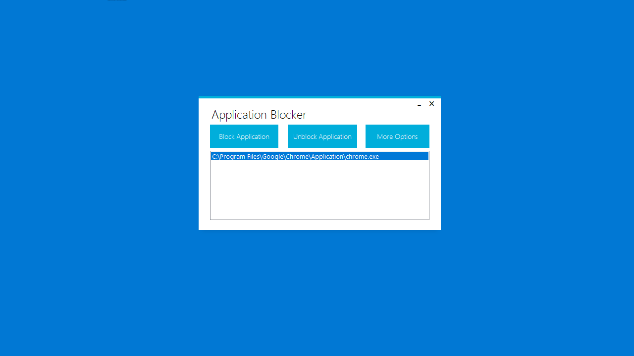 Application Blocker