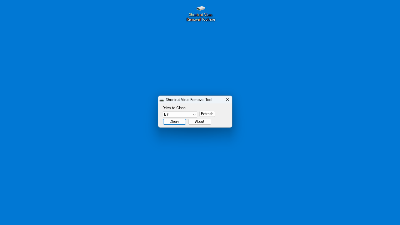 Shortcut Virus Removal Tool