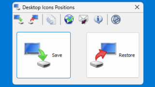 Desktop Icons Positions