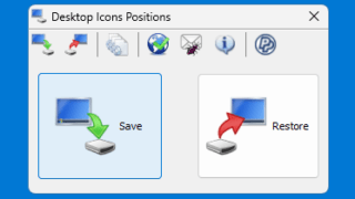 Desktop Icons Positions