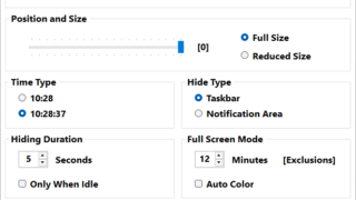 Large System Tray Clock