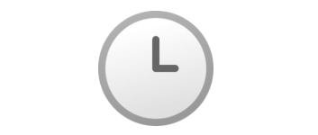 Large System Tray Clock