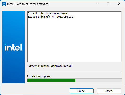 インテル 第11~14世代 グラフィックス ドライバ