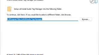 Audio Tag Manager