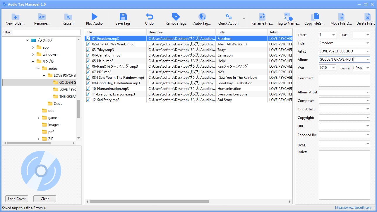 Audio Tag Manager
