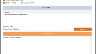 CSV to JSON SQL VCF XLS Converter