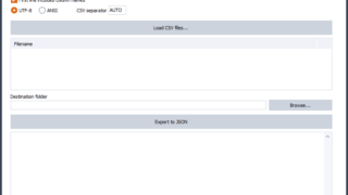 CSV to JSON SQL VCF XLS Converter