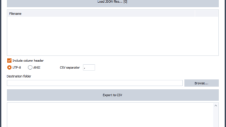 JSON VCF XLS XML to CSV Converter