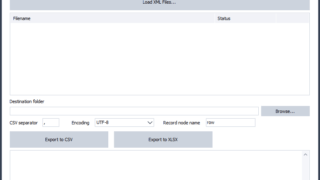 JSON VCF XLS XML to CSV Converter