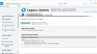 Legacy Update