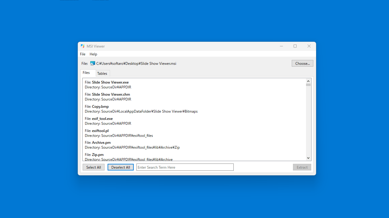 MSI Viewer
