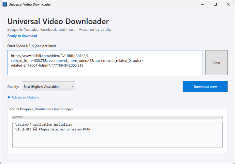 Universal Video Downloader