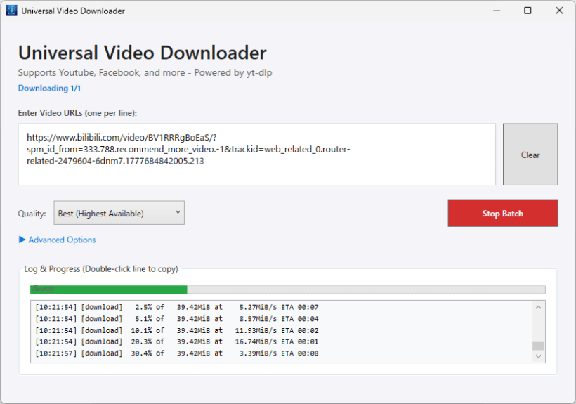 Universal Video Downloader
