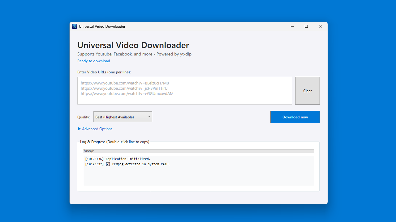 Universal Video Downloader