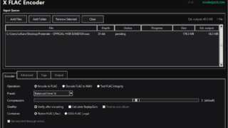 X FLAC Encoder