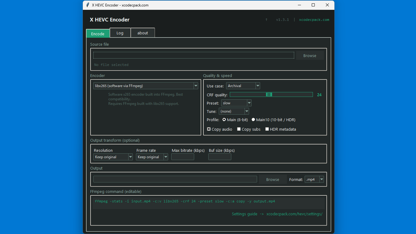 X HEVC Encoder