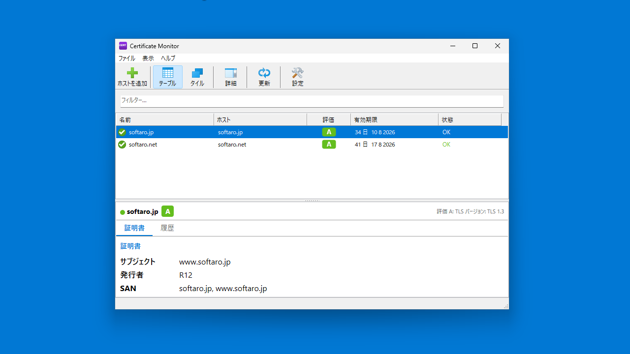 Certificate Monitor