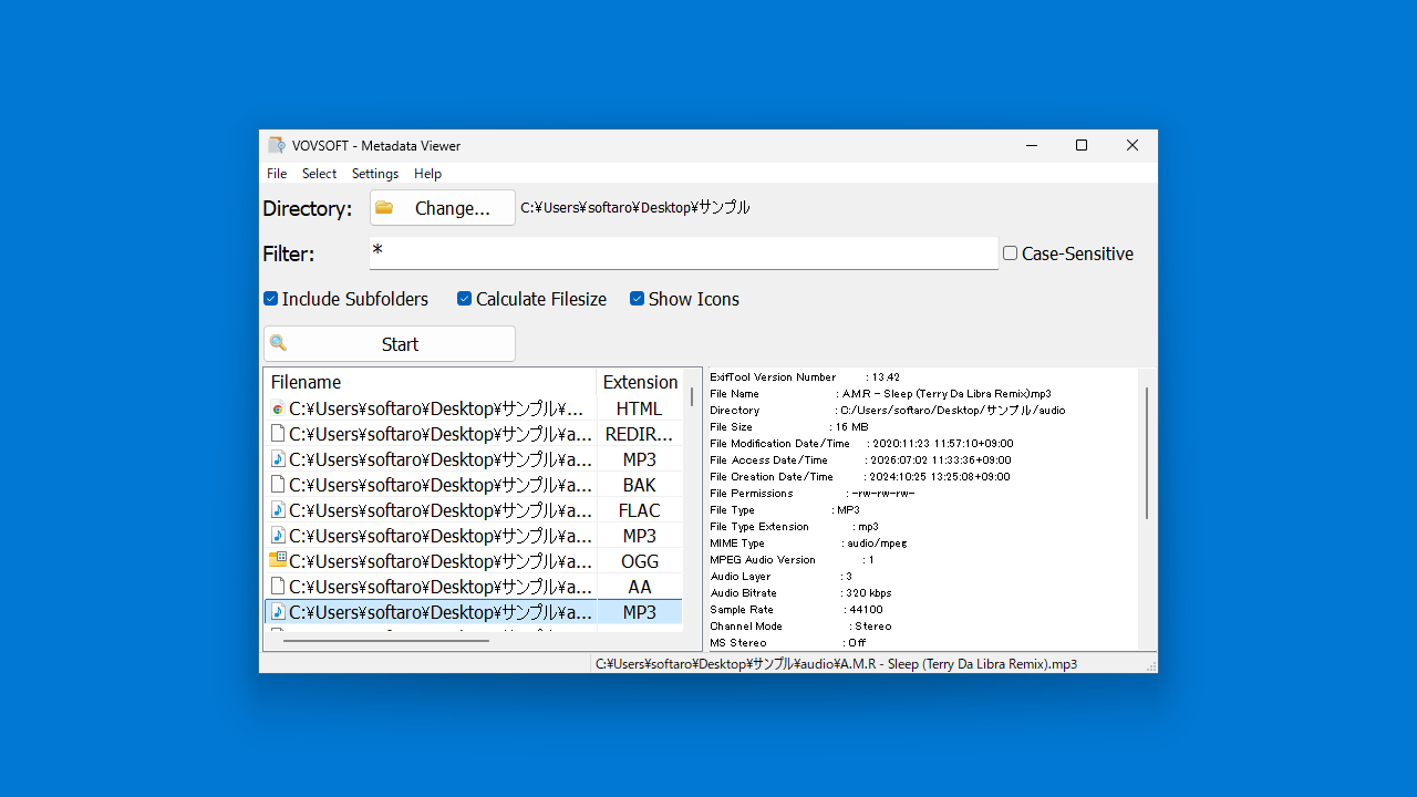 Metadata Viewer
