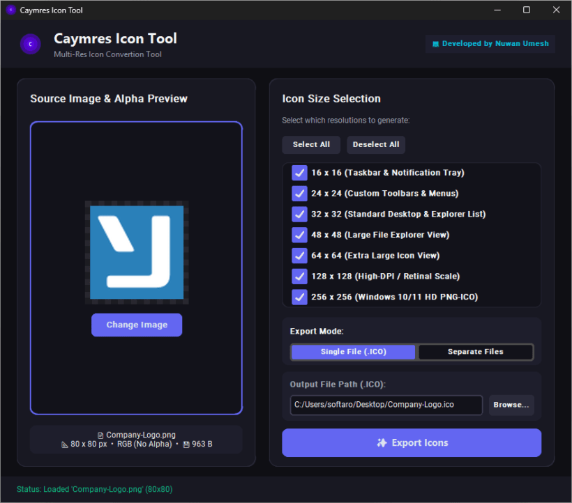 Caymress Icon Tool