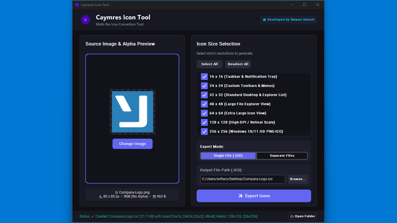 Caymress Icon Tool