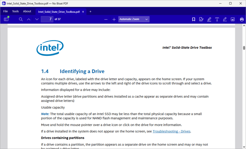 No Bloat PDF