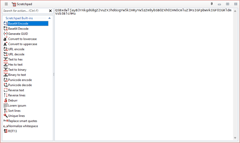 Scratchpad