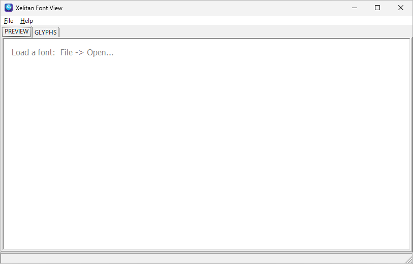 Xelitan Font View