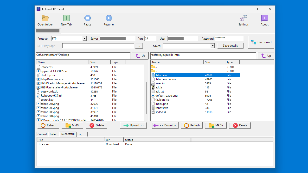 Xelitan FTP Client