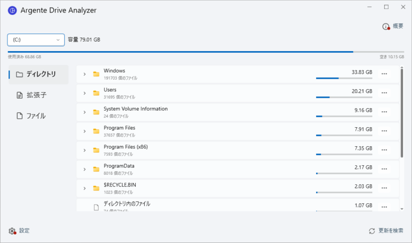 Argente Drive Analyzer