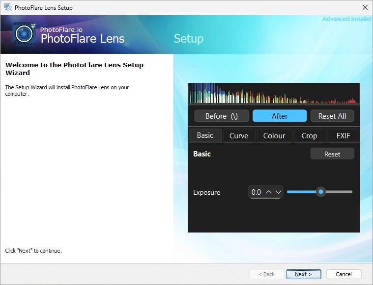 Photoflare Lens