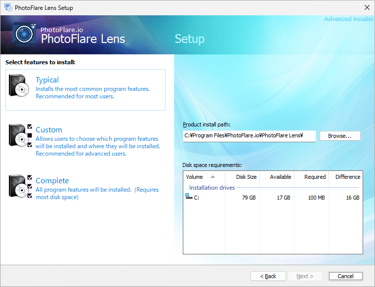 Photoflare Lens