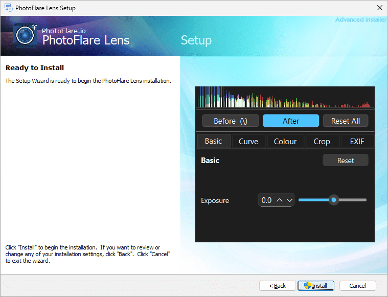 Photoflare Lens